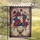 America Our Home Urn Floral - 250th Anniversary Independence Day Gift for Veterans Garden Flag - 5