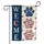WELCOME Paw Prints Star Patriotic Home Decor Gift for Pet Lovers Garden Flag - 3