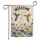 Welcome Hummingbirds Butterflies Blooming Floral - Everyday Home Garden Decor Accents Garden Flag - 3