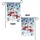 Snowmen Pink Hats Scarves Glitter Ornaments Christmas Holiday Garden Flag - 4