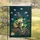 Green Frog Wizard Hat Guitar Water Lilies Pond Swamp Plants - Outdoor Patio Home Decor Gift Garden Flag - 5