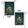 Green Frog Wizard Hat Guitar Water Lilies Pond Swamp Plants - Outdoor Patio Home Decor Gift Garden Flag - 4