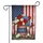 Rustic American Flag Watering Can Geraniums Petunias - Independence Day Decor Gift Garden Flag - 3