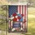 Rustic American Flag Watering Can Geraniums Petunias - Independence Day Decor Gift Garden Flag - 5