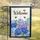 Welcome Sign Hydrangea Bumblebee Blue Purple Floral Home Entry Way Decor Gift Garden Flag - 5