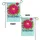 Fuchsia Pink Peony Golden Center Welcome Teal Script Aqua Floral - Home Decor Gift Garden Flag - 4