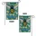 Yellow Black Bumblebee Floral Stained Glass - Nature Lover Garden Decor Gift Garden Flag - 4
