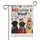 Red White & Woof Patriotic Dogs - Independence Day Home Decor Gift Garden Flag - 3