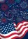 Patriotic American Flag Stars Fireworks - Independence Day Celebration Decor for Americans Garden Flag - 6