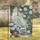 Weathered Rocking Chair Hydrangea Pot Scene - Outdoor Living Decor Gift Garden Flag - 1