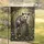 Possum on Wooden Fence Post, Fireflies & Lavender Flowers - Wildlife Lover Gift Garden Flag - 5