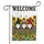 Welcome Gnomes Sunflowers Butterflies Rustic Fence - Everyday Home Decor Gift Garden Flag - 3