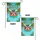 Schnauzer Dog Watermelon Float Poolside 'Enjoy Summer' Tropical Decor Garden Flag - 4