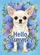 Chihuahua Hydrangea Hello Summer - Summer Seasonal Home Decor for Dog Lovers Garden Flag - 6