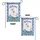 White Duck Pink Bow Welcome Blue Flowers - Spring Garden Housewarming Gift Garden Flag - 4