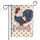 Yellow-Eyed Rooster Patriotic American Flag Welcome - Home Decor Independence Day Gift Garden Flag - 3