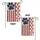 Distressed American Flag Paw Print - Patriotic Home Decor Gift for Pet Lovers Garden Flag - 4