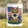 German Shepherd American Flag Wildflowers - Patriotic Independence Day Gift for Dog Lovers Garden Flag - 1