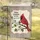 Northern Cardinal 'When Cardinals APPERE, Angel & Near!' - Home Decor Bird Lover Gift Garden Flag - 5