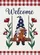 Gnome Cuddling Highland Cow Sunflower Welcome - Farmhouse Decor Gift for Cow Lovers Garden Flag - 6