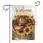 Rustic Cowboy Hat Welcome Barrel Sunflowers - Warm Fall Home Decor Gift Garden Flag - 3