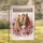 Welcome Palomino Chestnut Horses Hibiscus Roses - Hospitality Home Decor Gift Garden Flag - 1