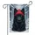 Black German Shepherd Dog Snow Hat Winter Forest - Christmas Dog Lover Gift Garden Flag - 3