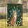 Ginger Tabby Cat Butterflies Flowers Forest - Home Decor Gift for Cat Lovers Garden Flag - 1