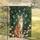 Ginger Tabby Cat Butterflies Flowers Forest - Home Decor Gift for Cat Lovers Garden Flag - 5
