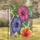 Three Hibiscus Flowers Leaves Buds Tendrils - Home Decor Gift Garden Flag - 1
