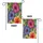 Three Hibiscus Flowers Leaves Buds Tendrils - Home Decor Gift Garden Flag - 4