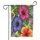 Three Hibiscus Flowers Leaves Buds Tendrils - Home Decor Gift Garden Flag - 3