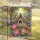 Bluebirds Birdhouse Wildflowers Woodland - Wildlife Lover Home Decor Gift Garden Flag - 5