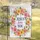 JESUS loves YOU Floral Wreath - Faith Home Decor Gift for Christian Garden Flag - 5
