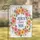 JESUS loves YOU Floral Wreath - Faith Home Decor Gift for Christian Garden Flag - 1