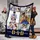 Personalized Father's Day Photo Collage Fleece Blanket, Personalized Blanket for Dad, Photos Text Blankets - 3