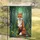 Majestic Red Fox Forest Undergrowth - Wildlife Lover Home Decor Gift Garden Flag - 5
