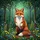 Majestic Red Fox Forest Undergrowth - Wildlife Lover Home Decor Gift Garden Flag - 6
