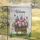 Welcome Flower Cart Overflowing Garden Flowers Monarch Butterflies - Farmhouse Home Decor Garden Flag - 5