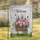 Welcome Flower Cart Overflowing Garden Flowers Monarch Butterflies - Farmhouse Home Decor Garden Flag - 1