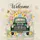 Vintage Green Pickup Truck Spring Flowers Welcome Home Decor Gift Garden Flag - 6