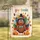 Pilgrim Hat Polka Dot Tail Turkey Autumn Leaves Give Thanks Thanksgiving Decor Garden Flag - 1