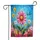 Pink Daisy 'Hello' Script Floral - Everyday Home Decor Garden Flag - 3