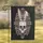 Gothic Human Skull Bunny Ears Bow Floral Botanical Scrollwork - Home Decor Gift Garden Flag - 1
