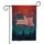 American Flag Fireworks Pine Forest - Independence Day Celebration for American Flag Lovers Garden Flag - 3