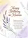 Happy Birthday In Heaven Lavender Poem - Remembrance Gift For Loved One Garden Flag - 6