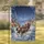 Santa Claus Reindeer Sleigh Christmas Village Winter Decor Garden Flag - 1