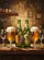 Tavern Beer Bottles Glasses - Home Bar Decor for Beer Lovers Garden Flag - 6