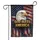 Bald Eagle American Flag God Bless America - Patriotic Home Decor Gift for Veterans Garden Flag - 3