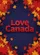 Love Canada Text Autumn Maple Leaves - Patriotic Canada Home Decor Gift Garden Flag - 6